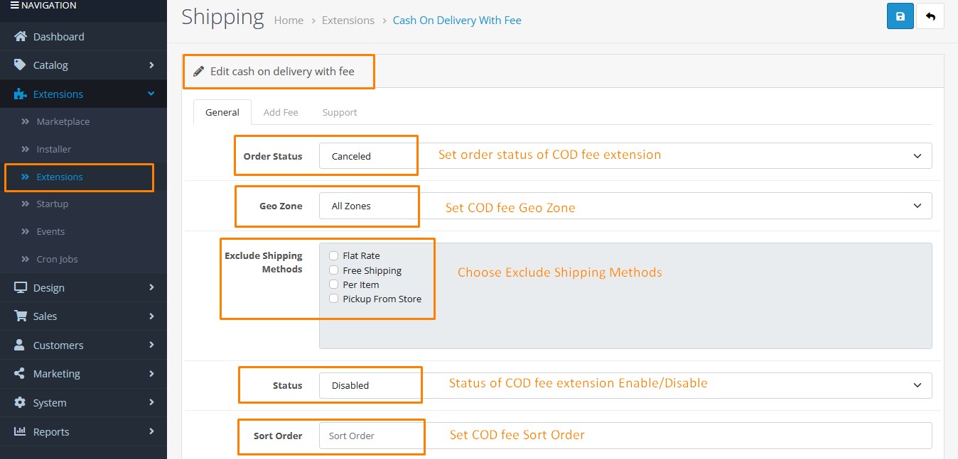 Cash on Delivery Fee