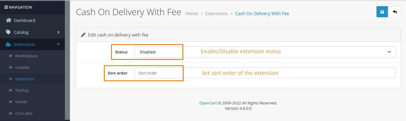 Cash on Delivery Fee